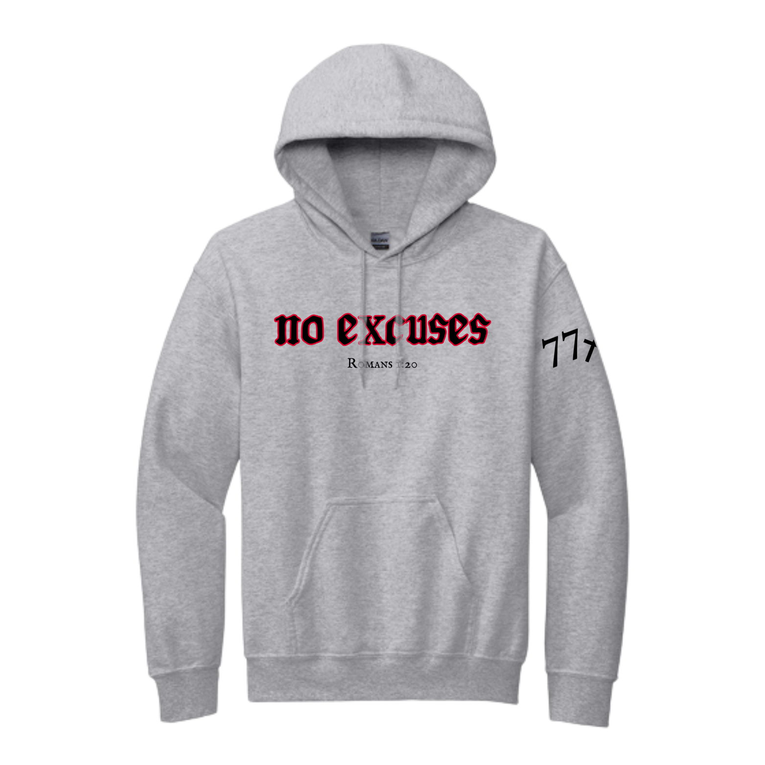77x No Excuses Hoodie 77x No Excuses Hoodie