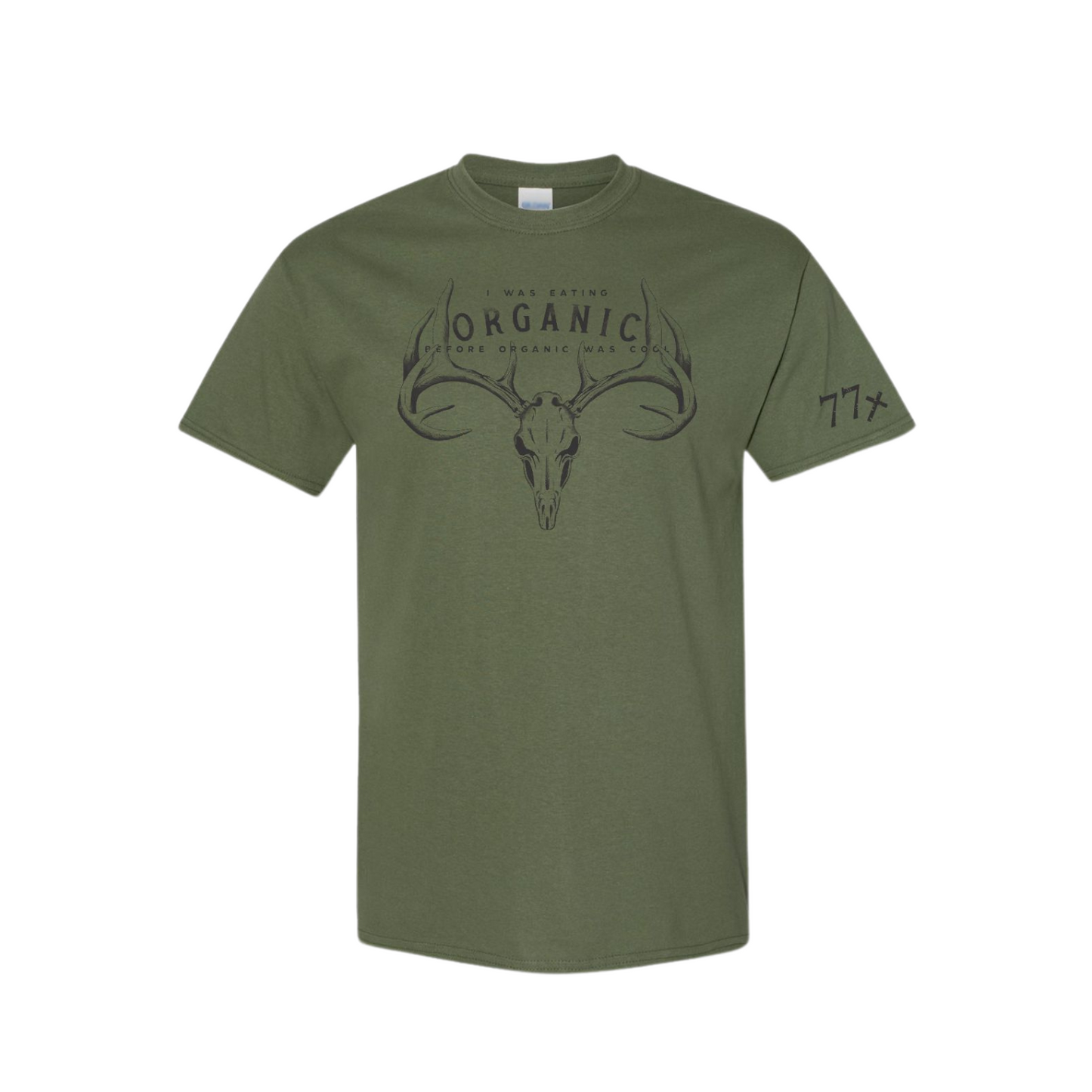 77x Organic T-Shirt (Hunter Green)