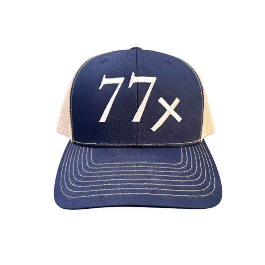 77x Hat (Navy/Khaki)