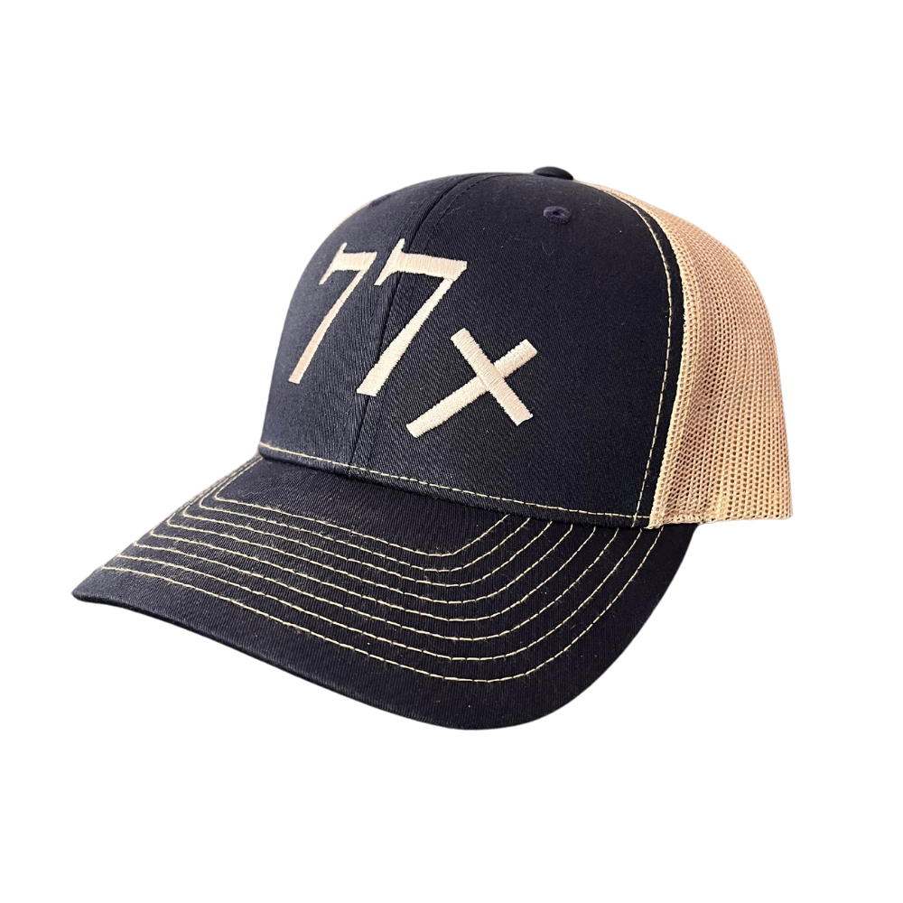 77x Hat (Navy/Khaki)