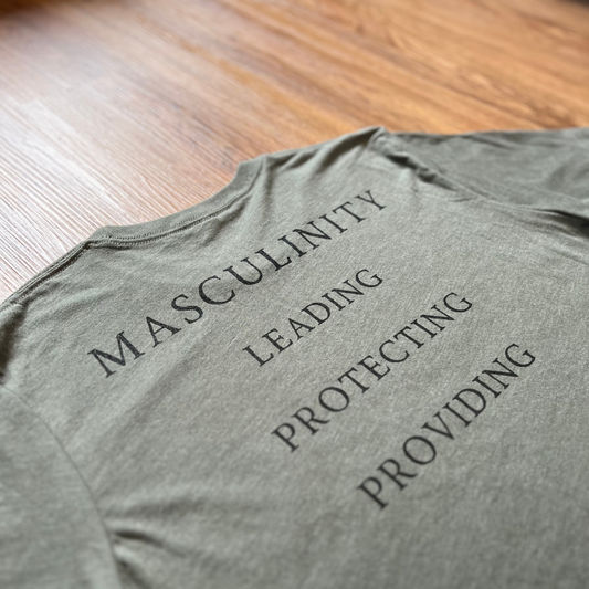 Gray Green Masculinity T-Shirt