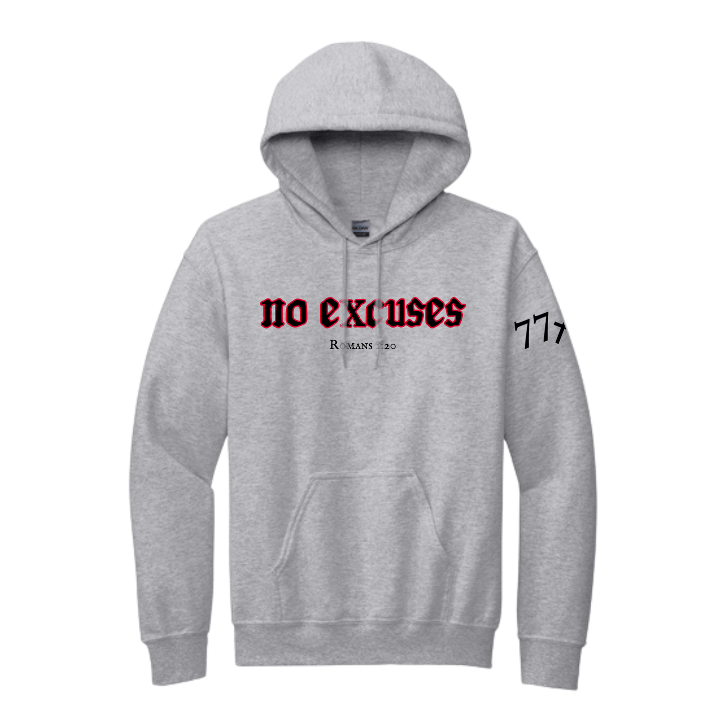 77x No Excuses Hoodie