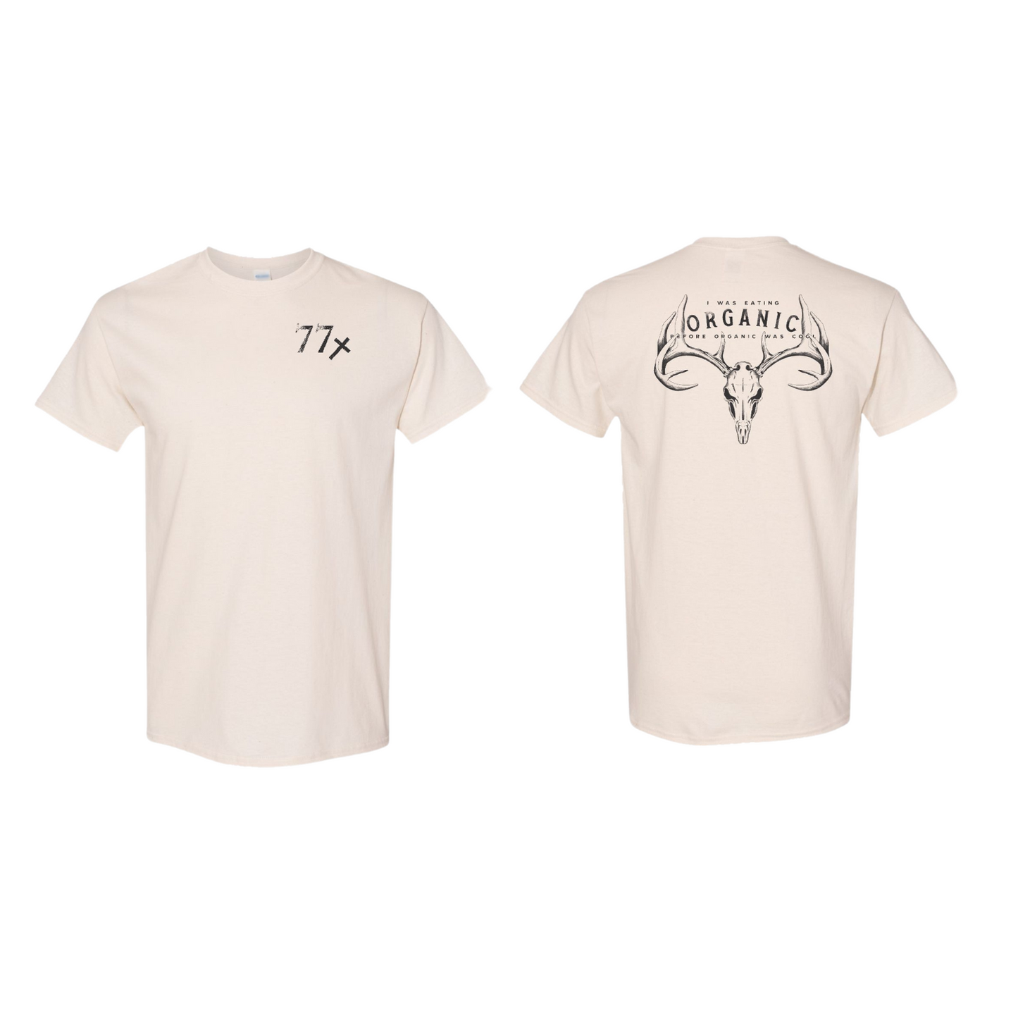 77x Organic T-Shirt (Natural)