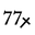 77x logo