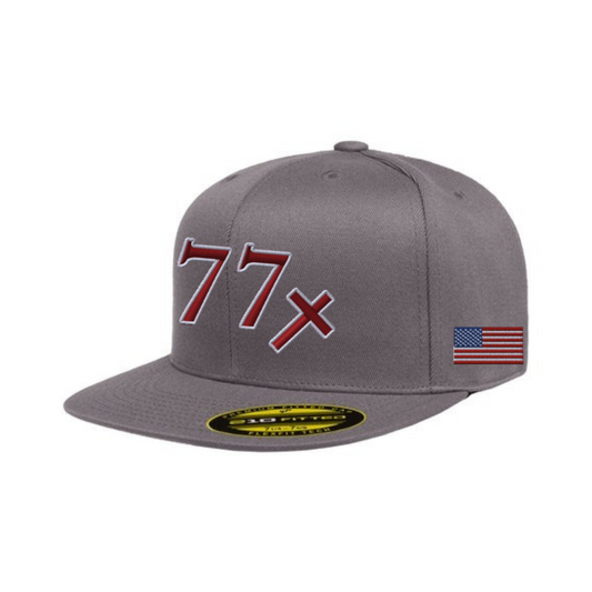 77x Grey FlexFit Hat (Limited Edition)