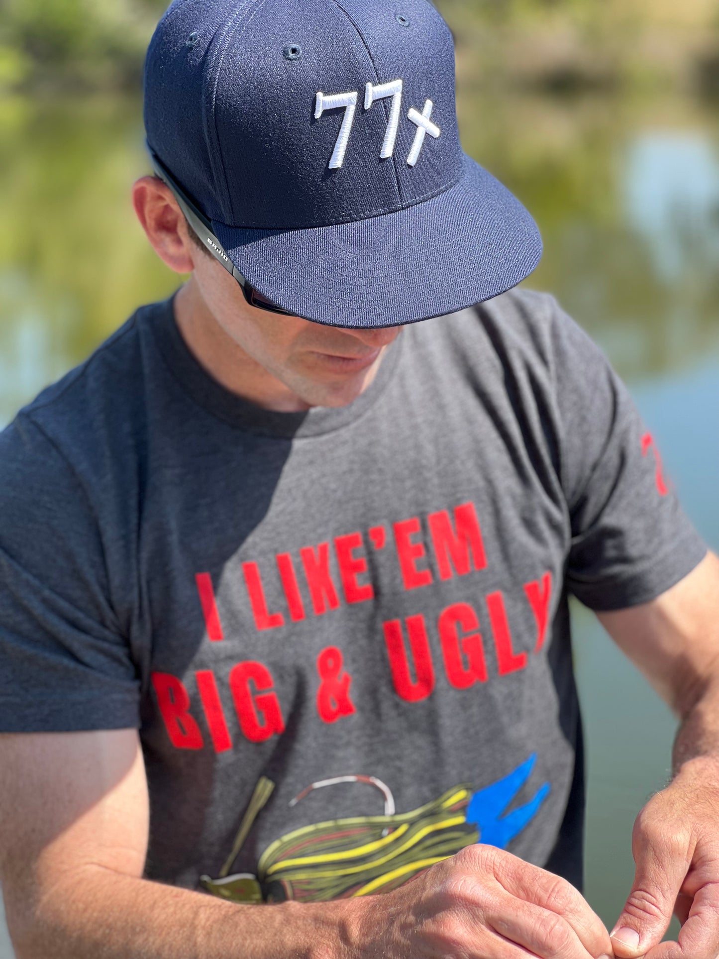 77x Navy FlexFit Cap