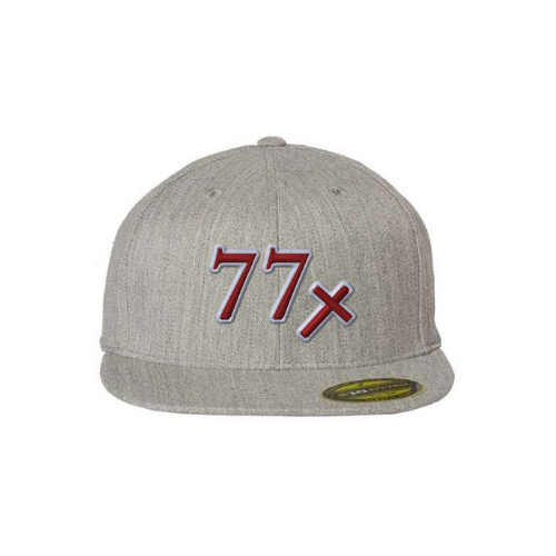 77x Heather Grey FlexFit Hat (Limited Edition)