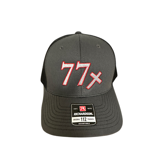 77x Hat (Charcoal/Black)